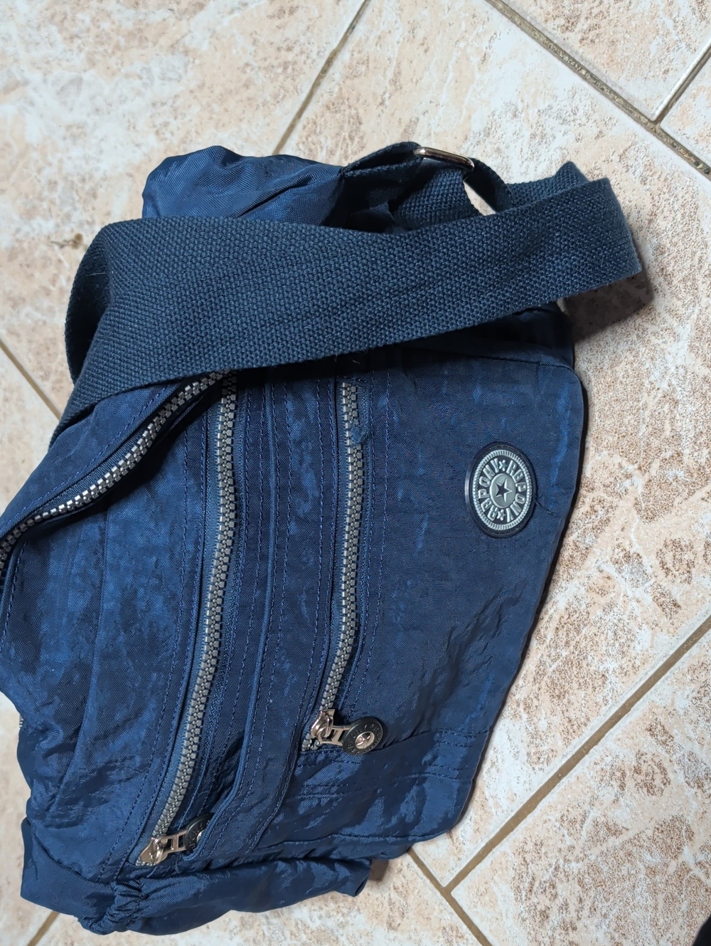 Navy Crossbody Sling Bag - Light Weight Durable Everyday Carry